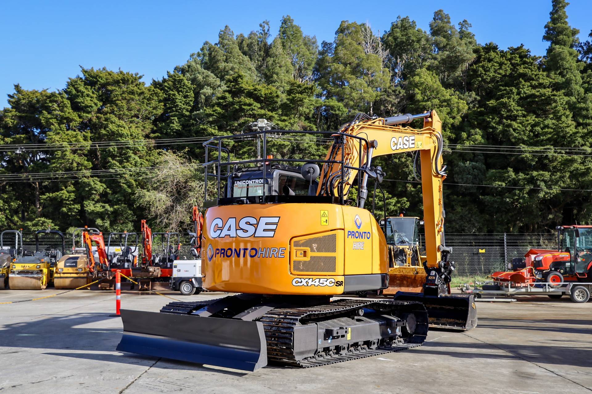 Case 14T GPS Digger Excavator for Hire from Pronto Hire Auckland