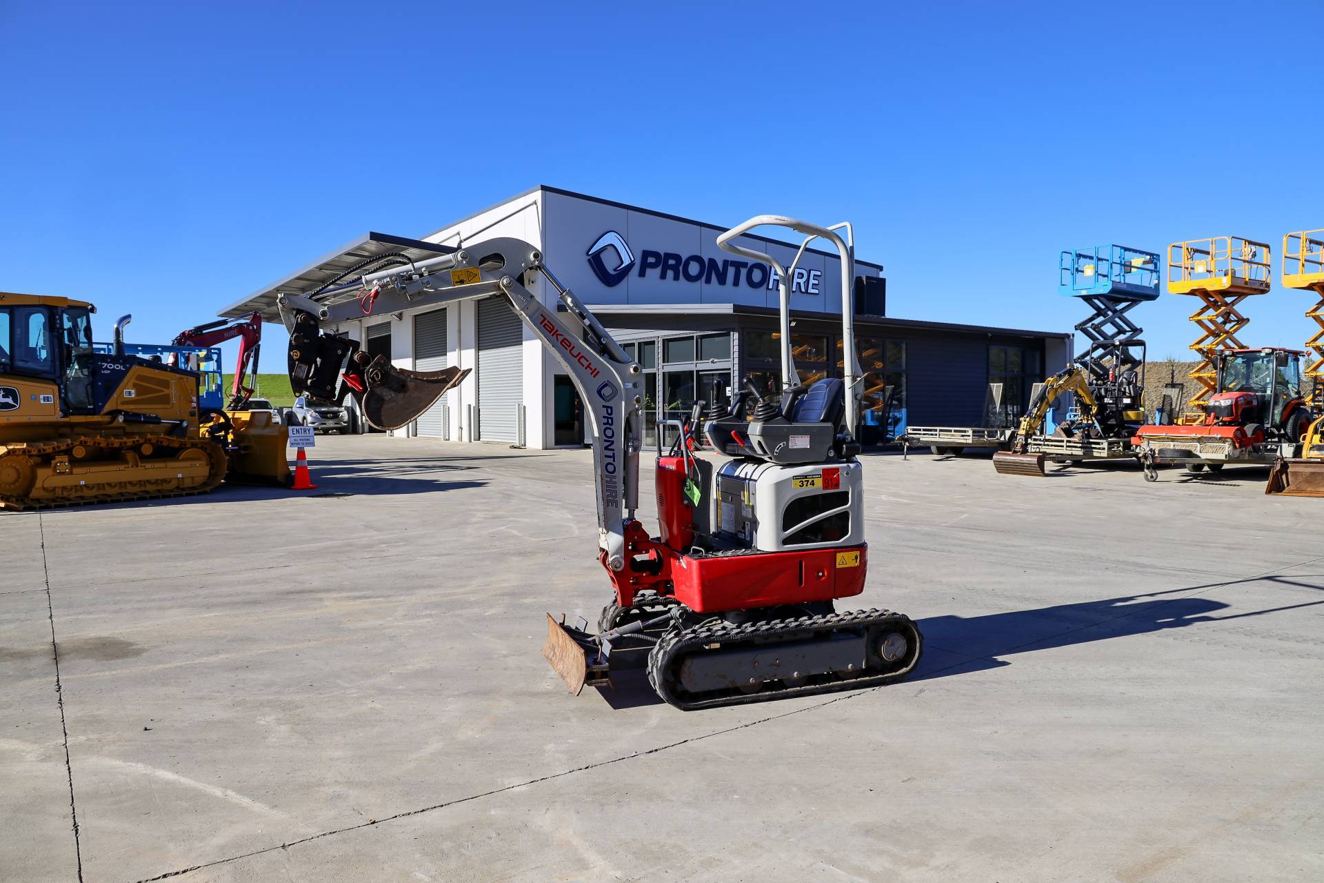 1.2T Mini Digger for Hire in Auckland
